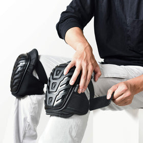 CE' CERDR knee pads gel cushion providing comfortable support during extended kneeling.