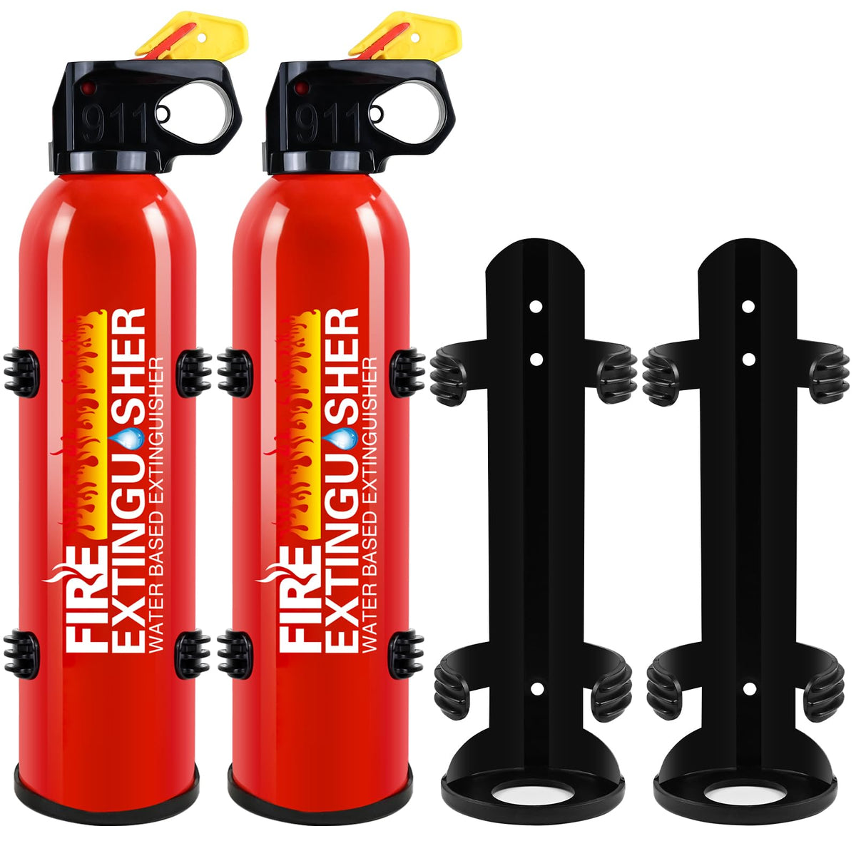 Cermug two-pack with wall mount for home, car, and boat protection.