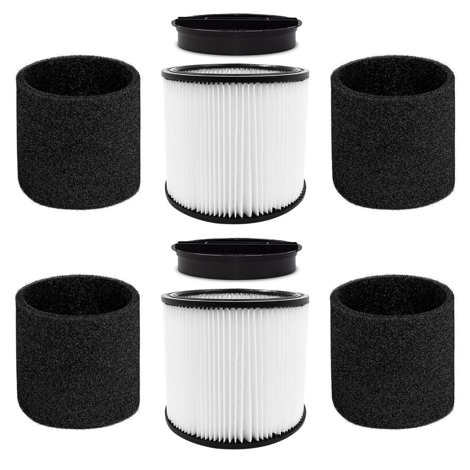 CERO 90304 replacement filter pack enhances Shop Vac airflow.