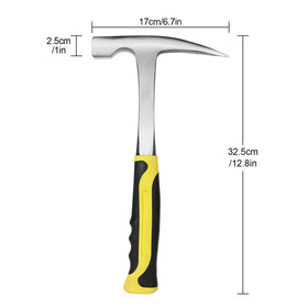 CertBuy geologist hammer with pointed tip for precise rock cracking during fieldwork.