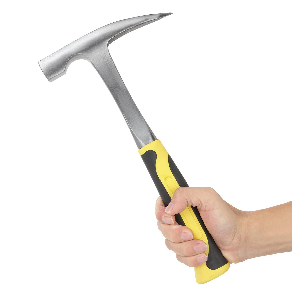 CertBuy rock hammer with anti-skid handle for comfortable grip during use.