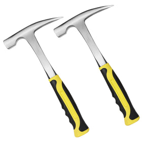 CertBuy rock pick hammer 2-pack with durable all-steel construction for rugged geology work.