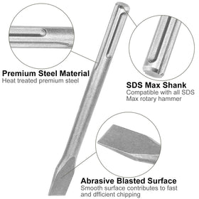 CertBuy SDS Max scaling chisel 250mm for removing tough material