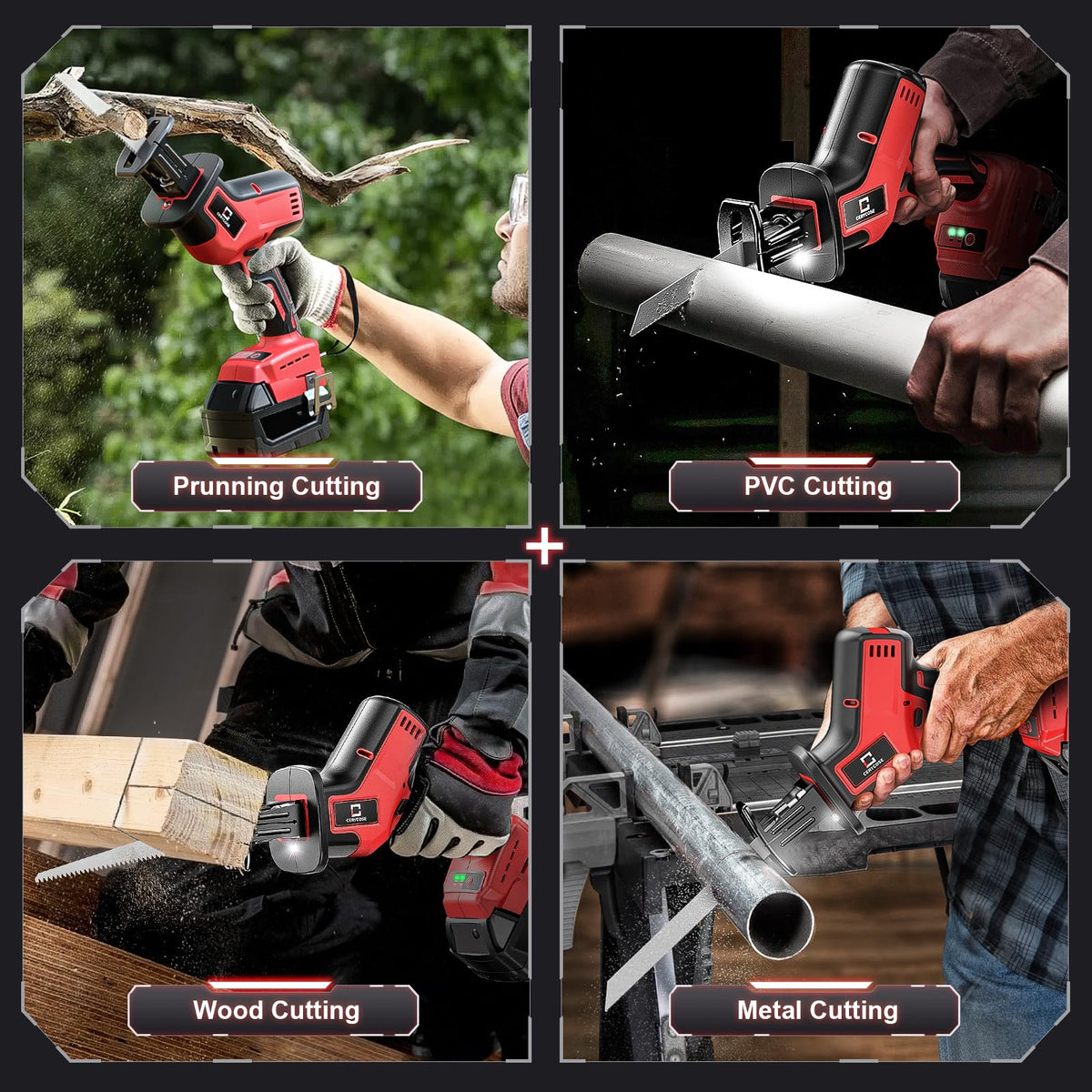 Cerycose three-grade speed trigger provides controlled cutting speed
