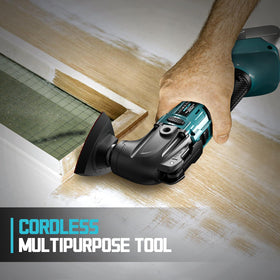 Compact cordless design helps work in tight spots without cords.