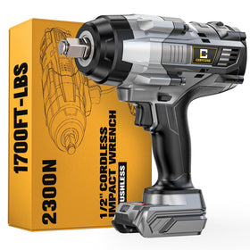 Cerycose cordless impact wrench in use for heavy vehicle maintenance