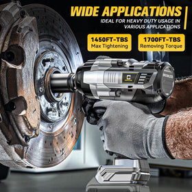 Close-up of the brushless motor on the Cerycose impact wrench