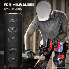 Cerycose built-in LED light brightens the work area for precise cuts