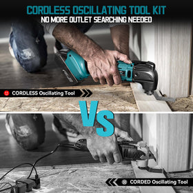 Cerycose quick-release blade system enables fast blade changes during work.