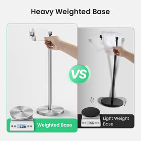 Cesun toilet paper stand with sturdy base and non-slip mat.
