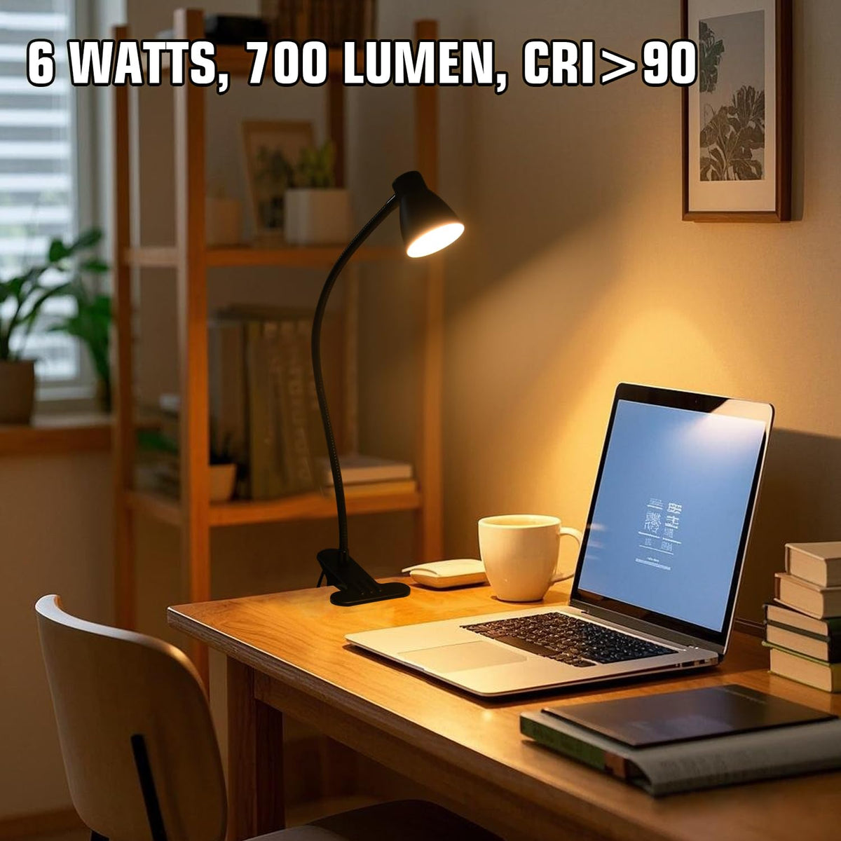 CeSunlight 700-lumen LED lamp providing bright, efficient illumination