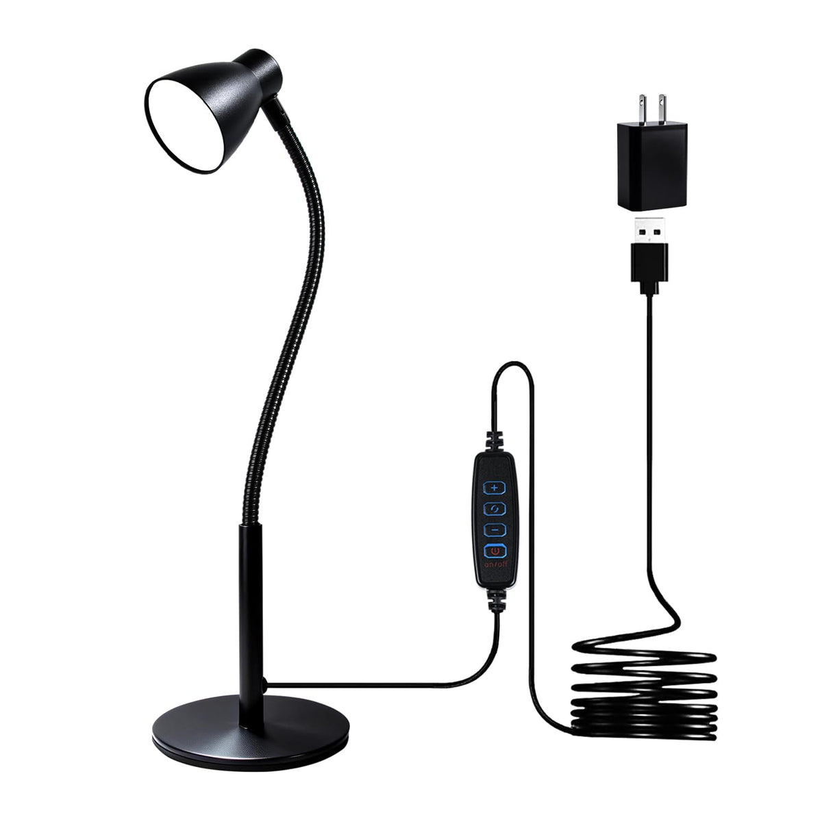 CeSunlight LED desk lamp with flexible gooseneck for precise light placement