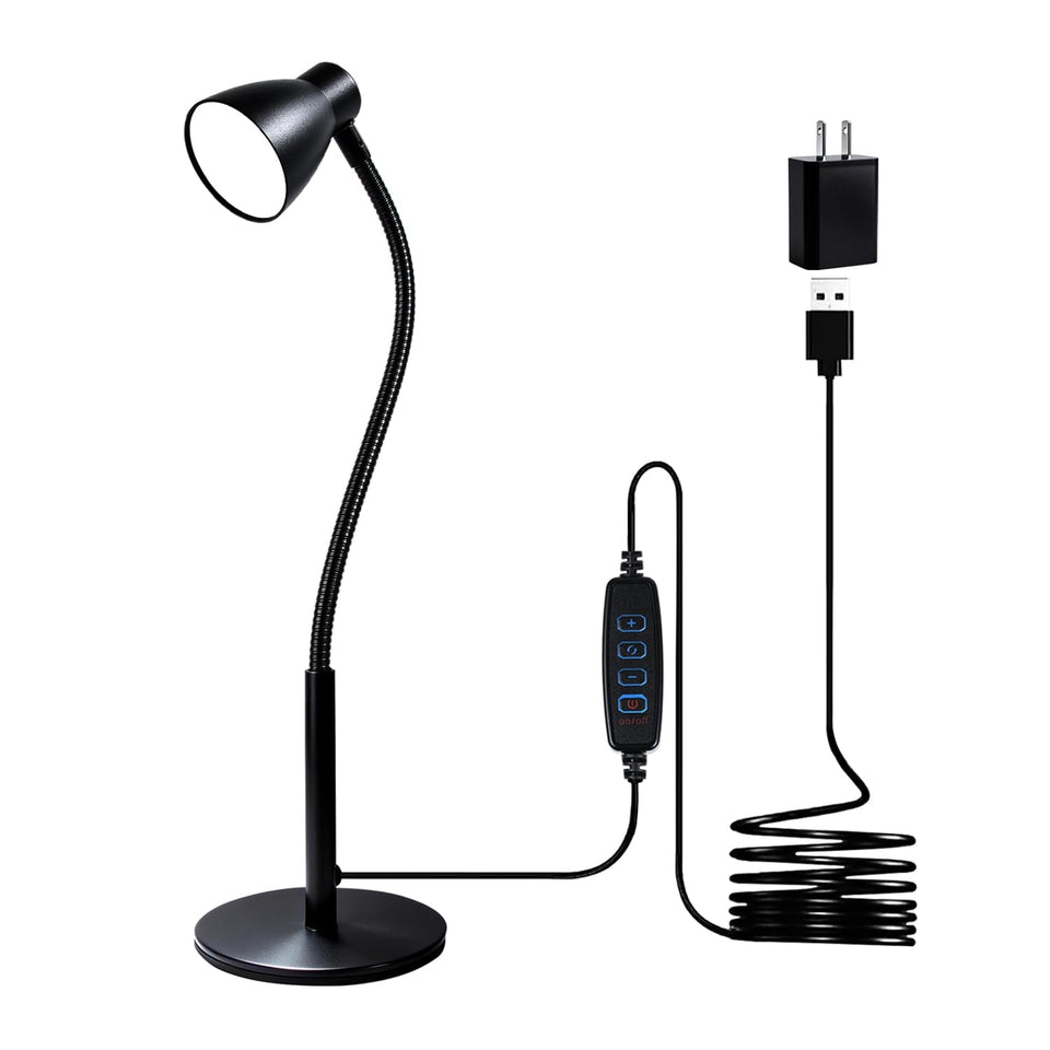 CeSunlight LED desk lamp with flexible gooseneck for precise light placement