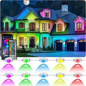 CETELUMA installation-ready eave lights for clean exterior setup with reliable brightness