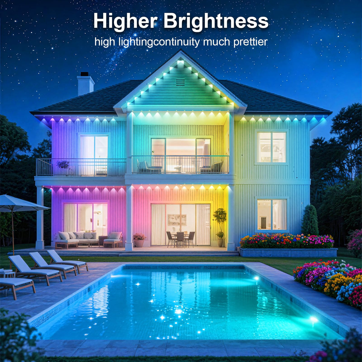 CETELUMA RGB music-sync lights adapt to tunes for lively outdoor gatherings