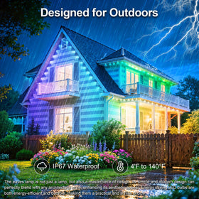 CETELUMA smart app control allows scenes and schedules for versatile outdoor lighting