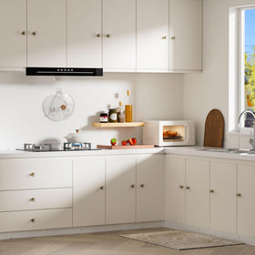 CEYMIO 8-pack cabinet knobs with multiple-length screws for versatile installation.