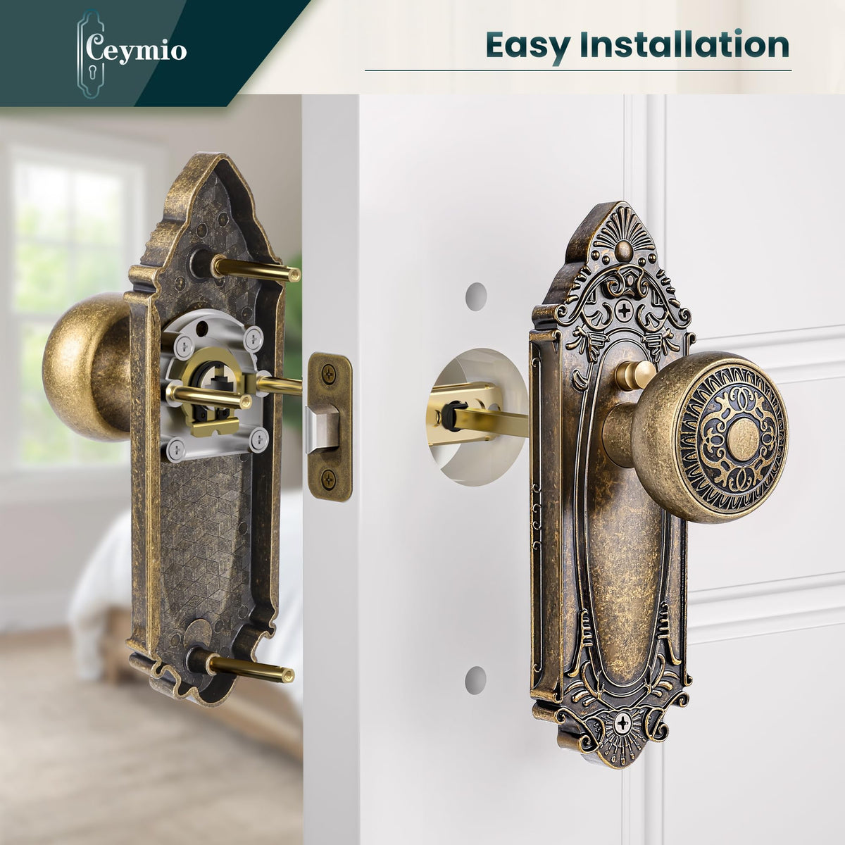 CEYMIO solid metal construction delivers premium weight and durability