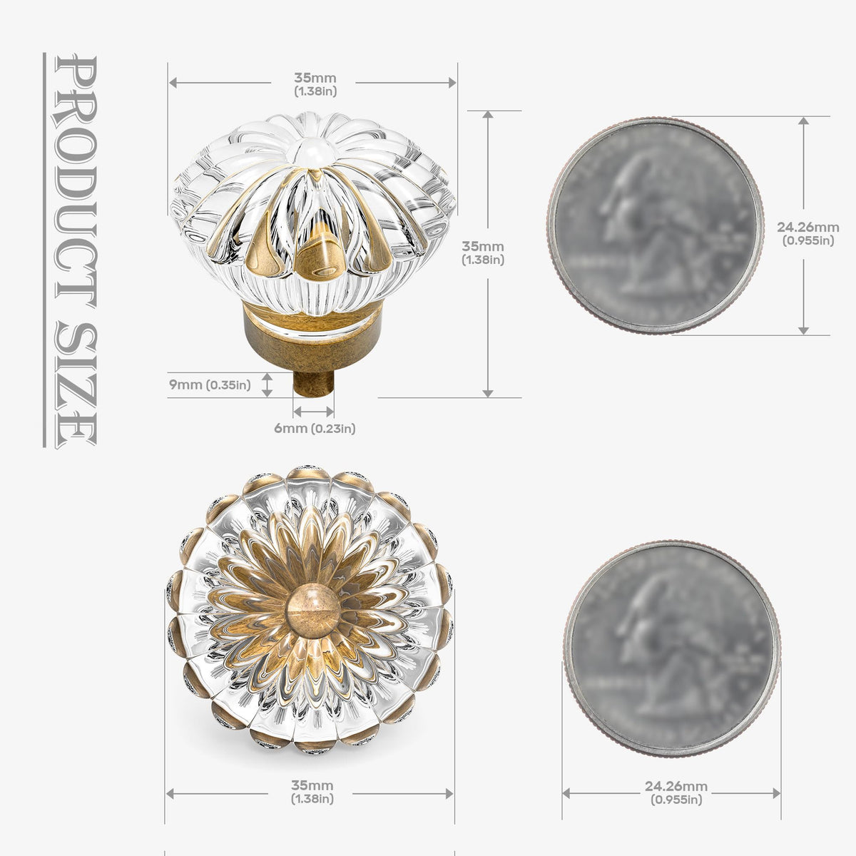 CEYMIO cabinet-knob collection offers two installation methods for flexible DIY projects.