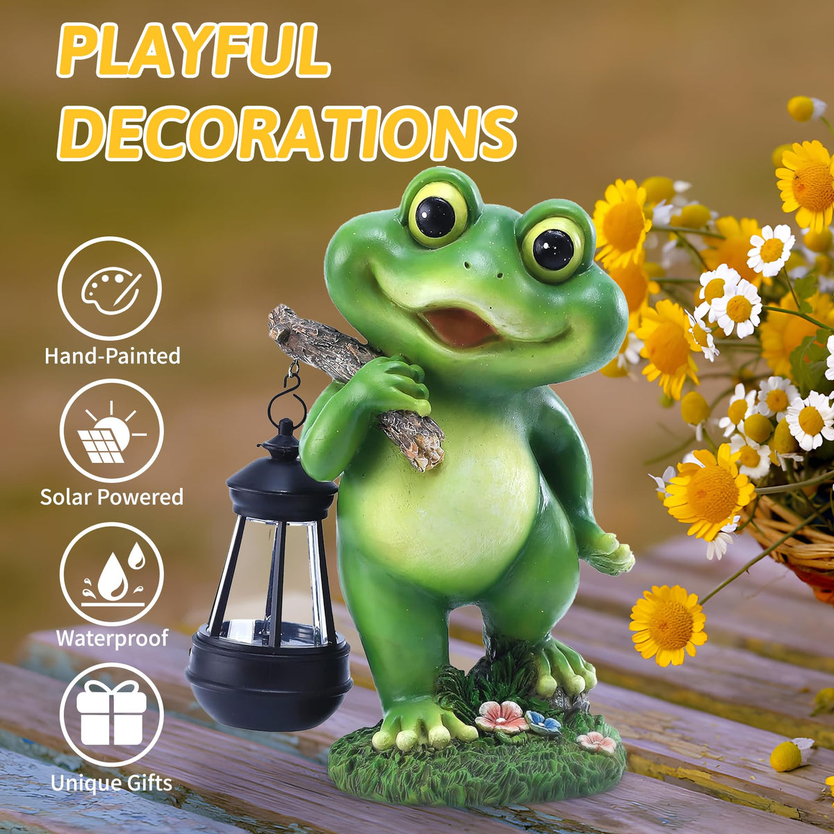 CFFOWNUG frog gift statue makes a thoughtful Mother's Day or birthday present.