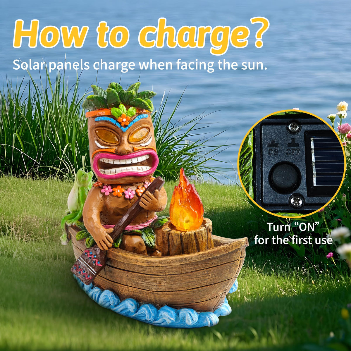 CFFOWNUG tiki bar decor creates party-ready island ambiance.