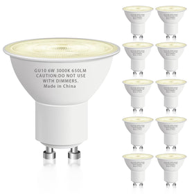 CFMASTER GU10 LED bulb pack front view for easy retrofits