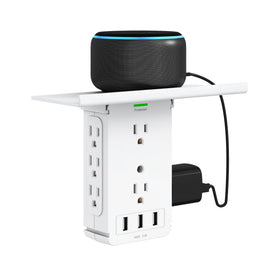 CFMASTER Power Charger Shelf front view highlights compact organization for daily device charging.