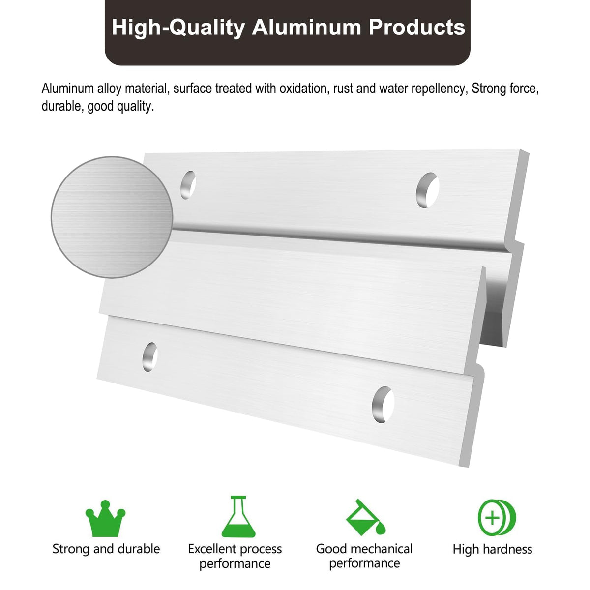 CFOFT aluminum Z hanger kit for 4-inch panels on walls