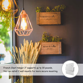 CFOFT French cleat art hanger for frames and artwork.