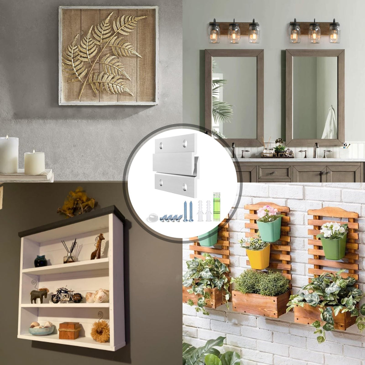 CFOFT French cleat cabinet hanger for storage solutions.