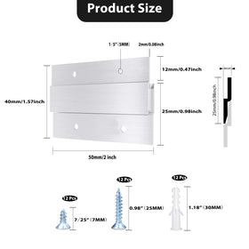 CFOFT French cleat hanger used for mirrors with invisible hardware.