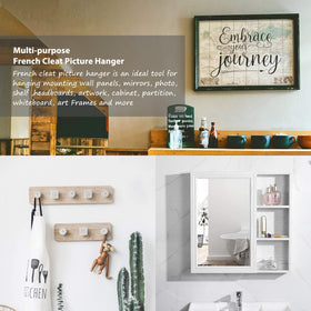 CFOFT mounting solution for whiteboards, cabinets, artwork