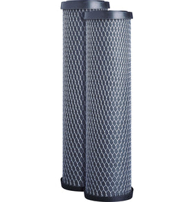 CFS carbon block filter, 10x2.5 inches, compatible with FXWTC, enhances taste and odor control.