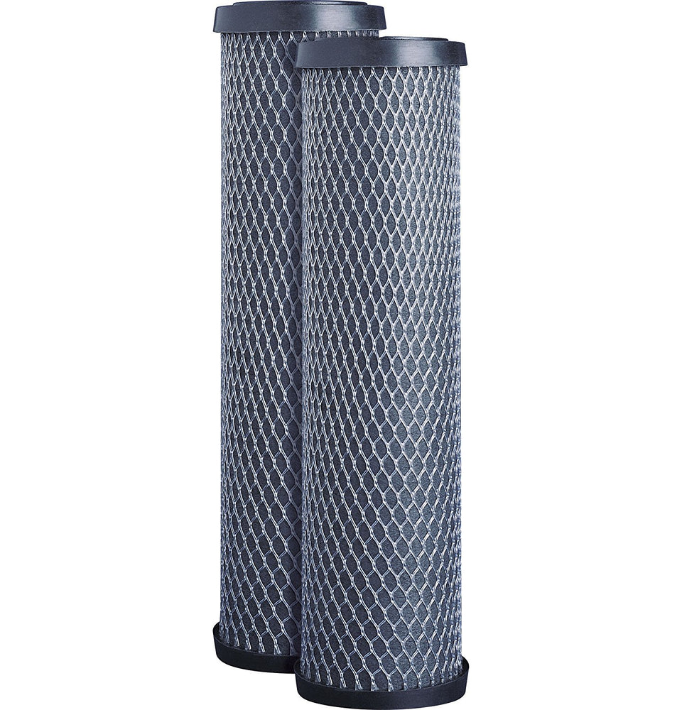CFS carbon block filter, 10x2.5 inches, compatible with FXWTC, enhances taste and odor control.