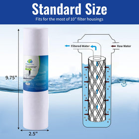 CFS filter compatible with GE GXWH04F and GXWH20F models for easy replacement