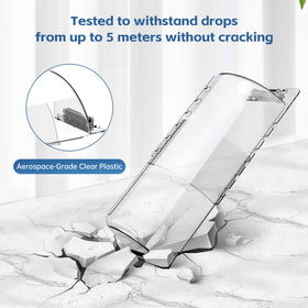 CH24Globall vent deflector installed on ceiling/floor/wall vent with near-transparent appearance