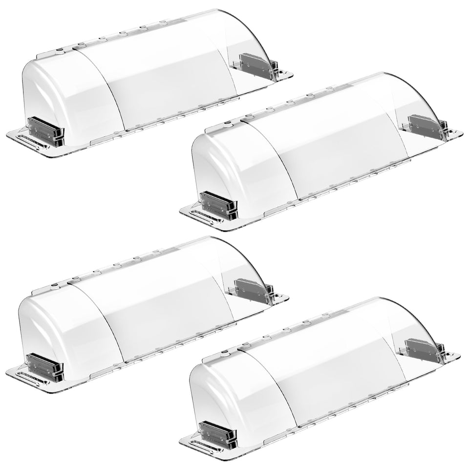 CH24Globall air vent deflector extended to fit 8.5–15.5 inch vents on ceilings, floors, or walls.