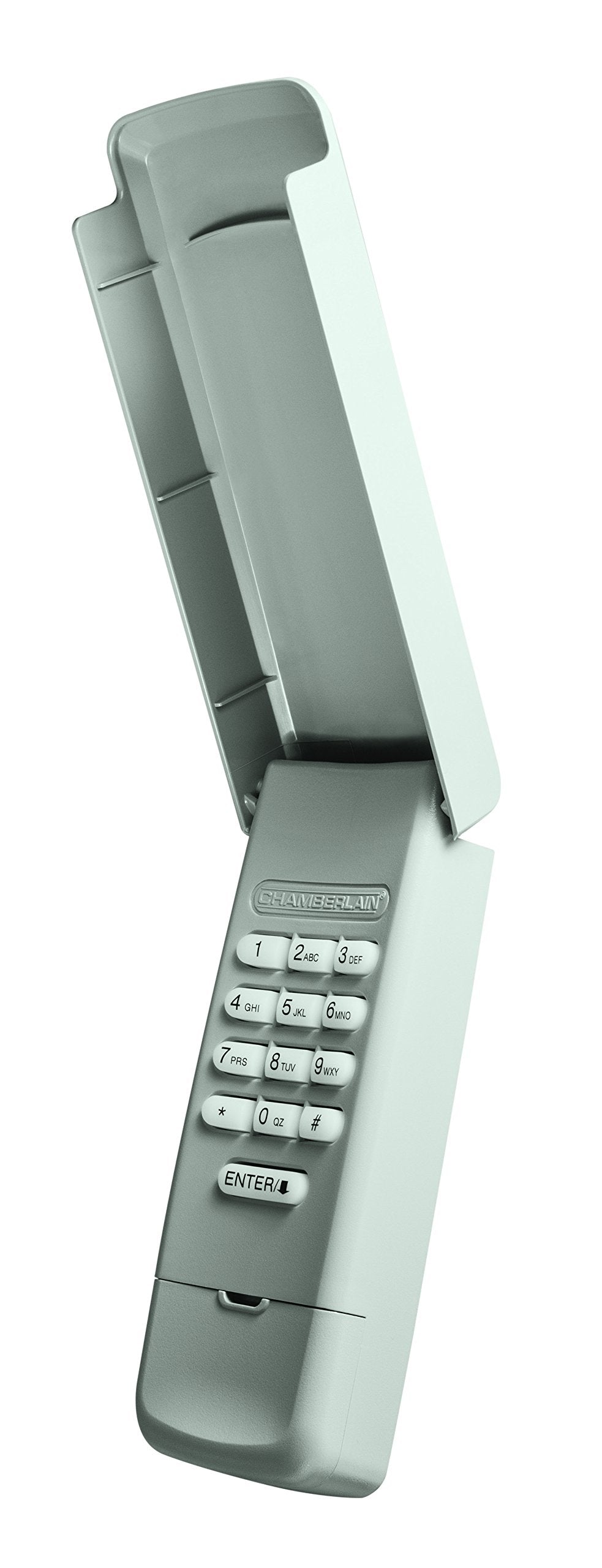 Chamberlain 940EV-P2 keyless entry mounted on wall for quick garage access