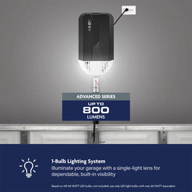 CHAMBERLAIN B3000 remote control for quick car-side garage access.