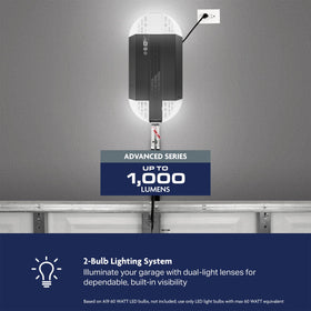 CHAMBERLAIN B4310 battery-backup ensures door access during power outages