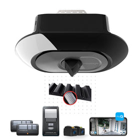 Chamberlain B4643T built-in camera provides live view of your garage activity.