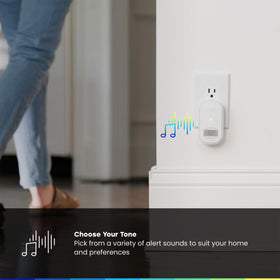 CHAMBERLAIN myQ Chime provides in-home alerts across rooms for peace of mind.