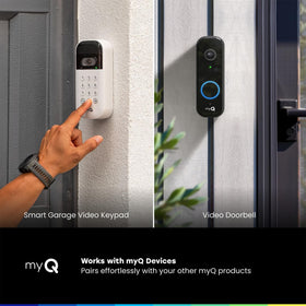 CHAMBERLAIN myQ Chime tones offer customizable alerts to match your space.