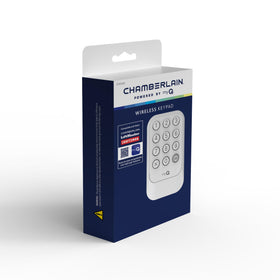 Chamberlain myQ keypad compatibility with LiftMaster and Craftsman opens flexible access options.