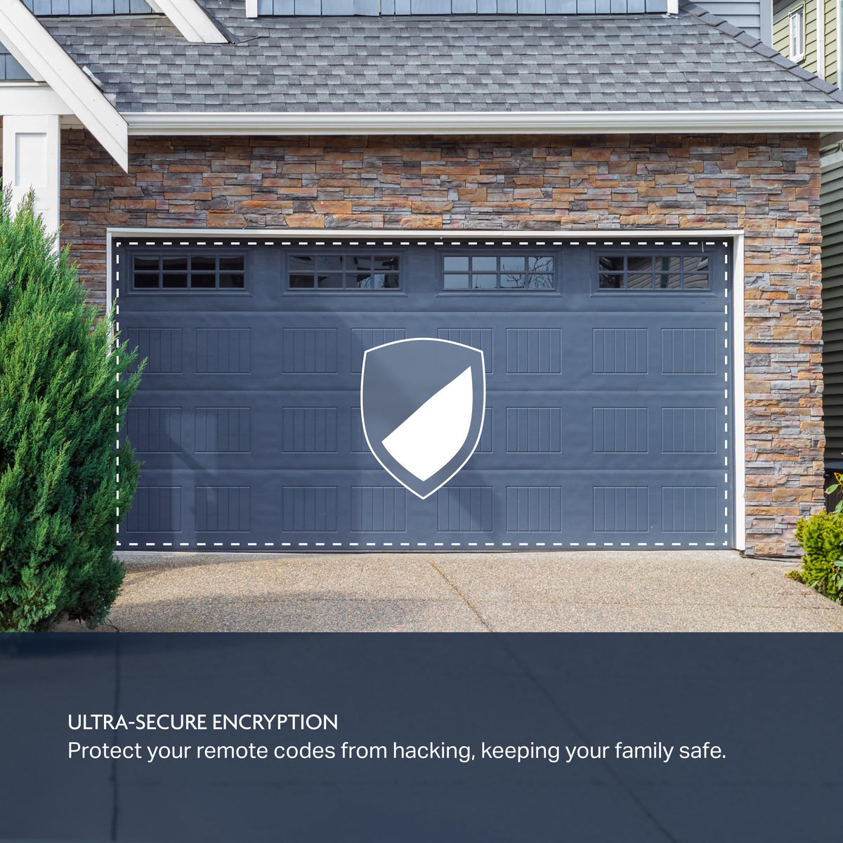 Chamberlain myQ keypad temporary pin creation highlights guest access for deliveries or service visits.