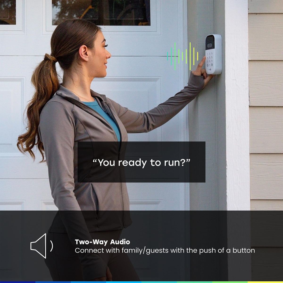 CHAMBERLAIN myQ Video Keypad remote viewing streams live feeds from anywhere