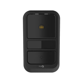 Chamberlain MyQ wall control compact design for easy garage access