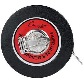 Champion Sports closed reel measuring tape 50ft with dual feet readout for field layouts