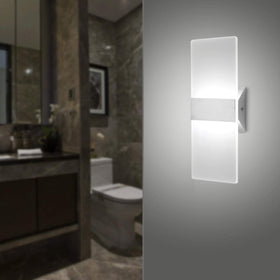 ChangM 6000K cool white wall sconce delivering bright, modern ambience.