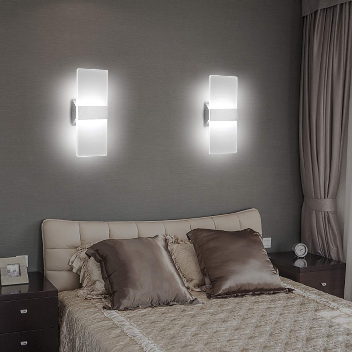 ChangM soft-diffused acrylic glow provides comfortable illumination for bedrooms.